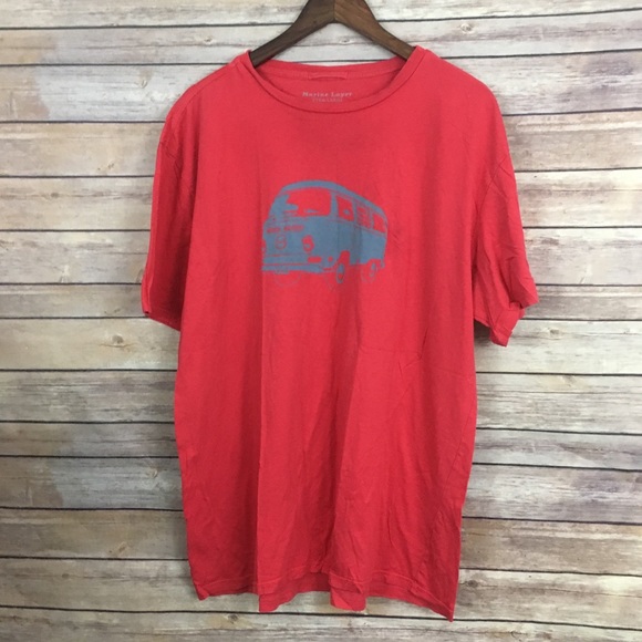 Marine Layer Other - Marine Layer Red Graphic T-shirt